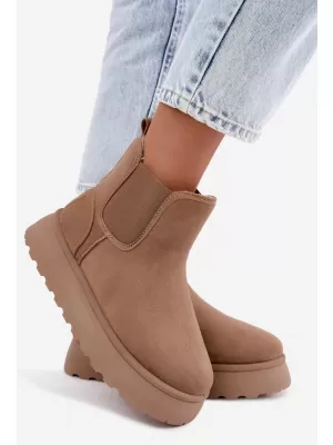 Dámské sněhule BIG STAR SHOES UU274173 BEIGE