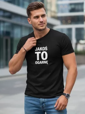 Pásnké triko DSTREET ČERNÁ