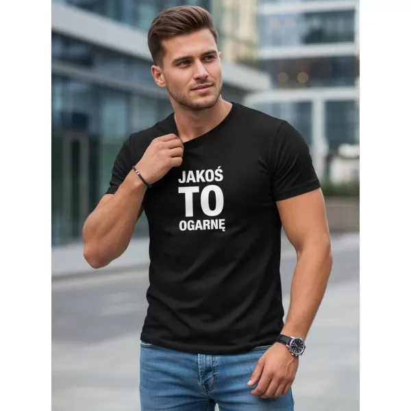  Pásnké triko DSTREET ČERNÁ 