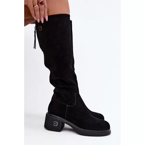  Dámské kozačky VINCEZA 67056 BLACK 