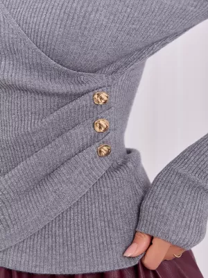 Dámský svetr ITALY MODA IR-SW-JK8688.79 DARK GREY