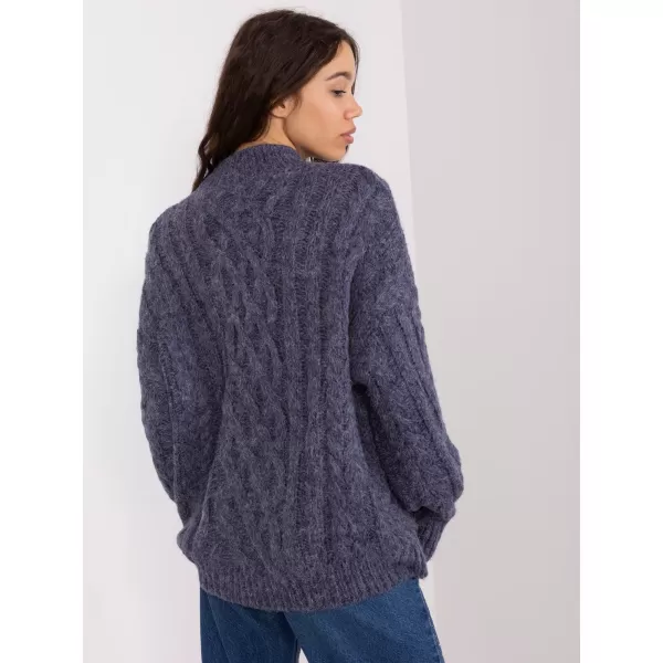  Dámský svetr WOOL FASHION ITALIA AT-SW-2363-2.11P NAVY 