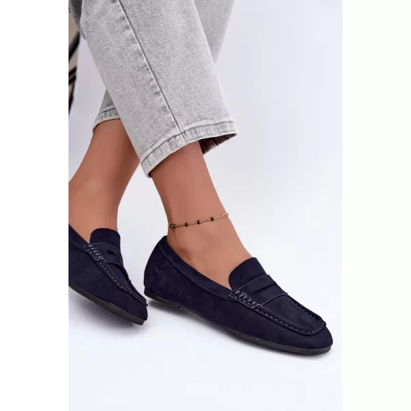  Dámské mokasíny BOTO D-307 NAVY 