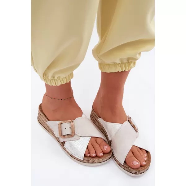  Dámské pantofle INBLU RV000016 BEIGE 