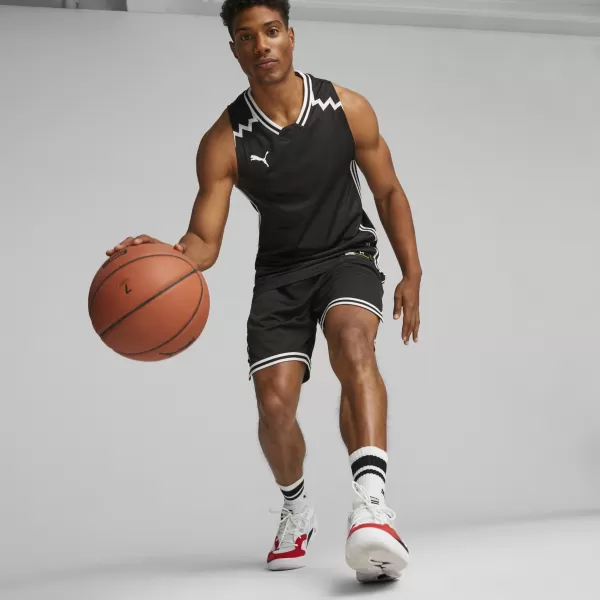  Pánské kraťasy PUMA HOOPS TEAM GAME SHORT 676629-01 PUMA BLACK 