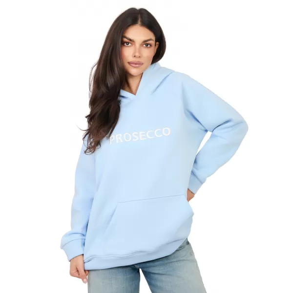  Dámská mikina RUE PARIS RV-BL-A1034.04 LIGHT BLUE 