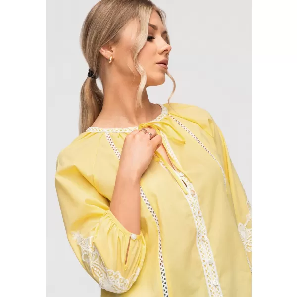  Dámská košile LARICA OW-SH-E0042 YELLOW 