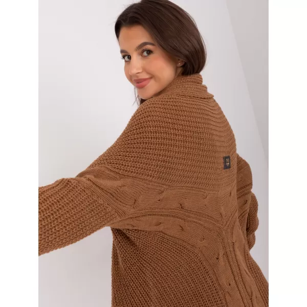  Dámský kardigan OCH BELLA TW-SW-BI-305.99P BROWN 