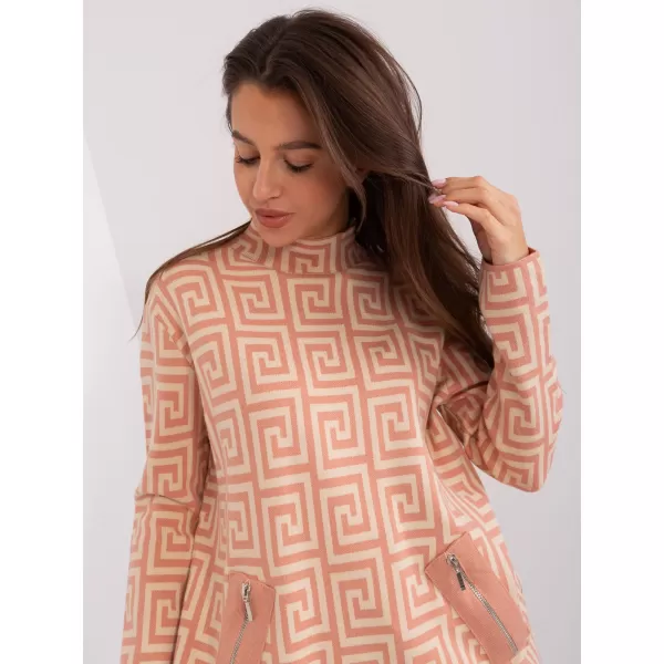  Dámský svetr WOOL FASHION ITALIA AT-SW-2341.00P PEACH 