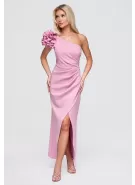 Dámské šaty LARICA LA-OM-DLR377 PINK