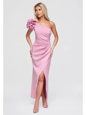 Dámské šaty LARICA LA-OM-DLR377 PINK
