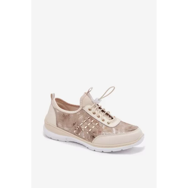  Dámské tenisky D&A GR61-5990 BEIGE 