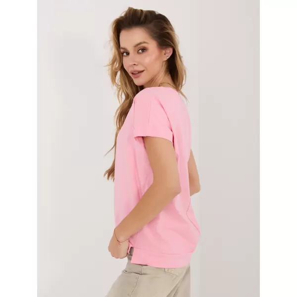  Dámské triko RUE PARIS RV-BZ-8837.67 BRIGHT PINK 