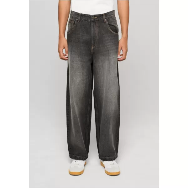  Pánské kalhoty URBAN CLASSICS TB8055 MID DEEP GREY WASHED 