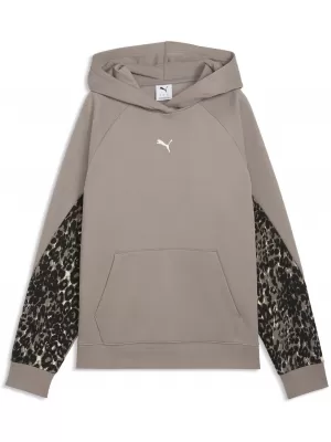 Dámská mikina PUMA SPORT ANIMAL STANDARD HOODIE FL 69400781 MOUSE GRAY