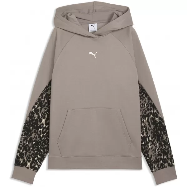  Dámská mikina PUMA SPORT ANIMAL STANDARD HOODIE FL 69400781 MOUSE GRAY 