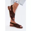 Dámské sandály S.BARSKI JC61-1001 BROWN