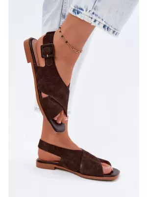 Dámské sandály S.BARSKI JC61-1001 BROWN