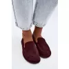 Dámské mokasíny BOTO 9889 BURGUNDY SUEDE