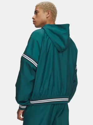 Pánská bunda UNDER ARMOUR UA ICON SW WOVEN JKT 6010974-338 ZELENÁ