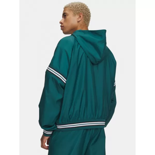  Pánská bunda UNDER ARMOUR UA ICON SW WOVEN JKT 6010974-338 ZELENÁ 