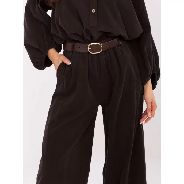  Dámské kalhoty ITALY MODA IT-SP-25782.73 DARK BROWN 