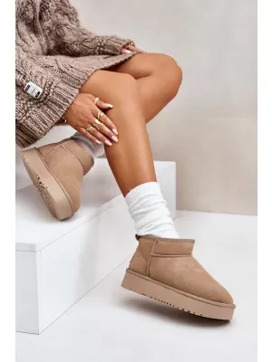 Dámské sněhule BOTO NN604 KHAKI