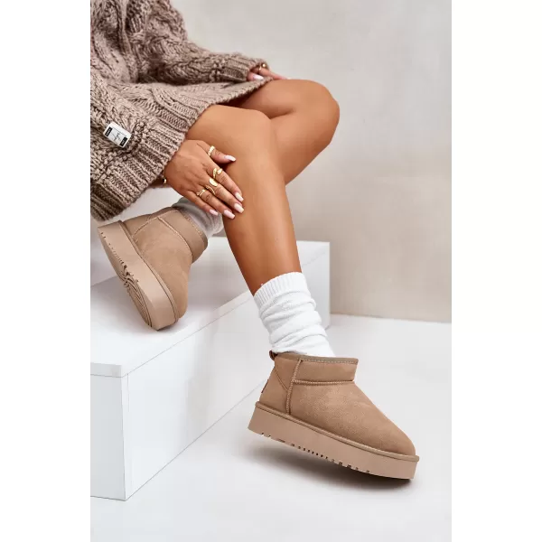  Dámské sněhule BOTO NN604 KHAKI 