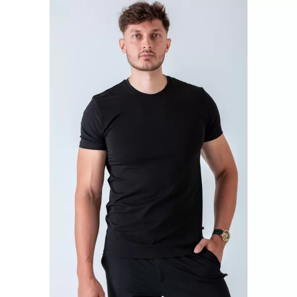  Pánské trička NEBBIA MIKE MUSCLE FIT 158 BLACK 