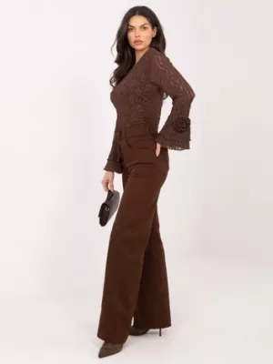 Dámské kalhoty LAKERTA LK-SP-510106.14P BROWN