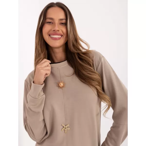  Dámská mikina RELEVANCE RV-BL-A929.00 BEIGE 
