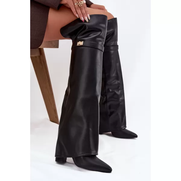  Dámské kozačky BOTO CLS-593 BLACK 