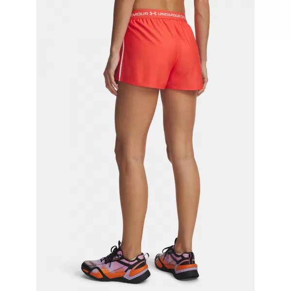  Dámské kraťasy UNDER ARMOUR TECH PLAY UP SHORTS 1389882-690 ČERVENÁ 