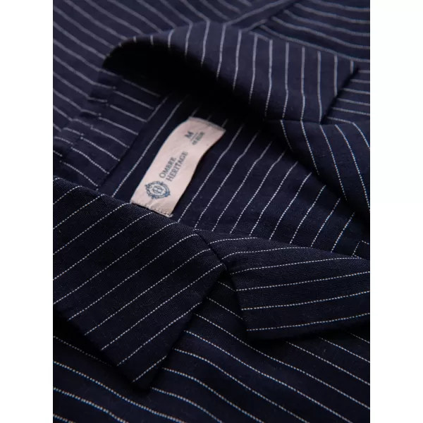  Pánská košile OMBRE OM-SHSS-0222 NAVY BLUE 