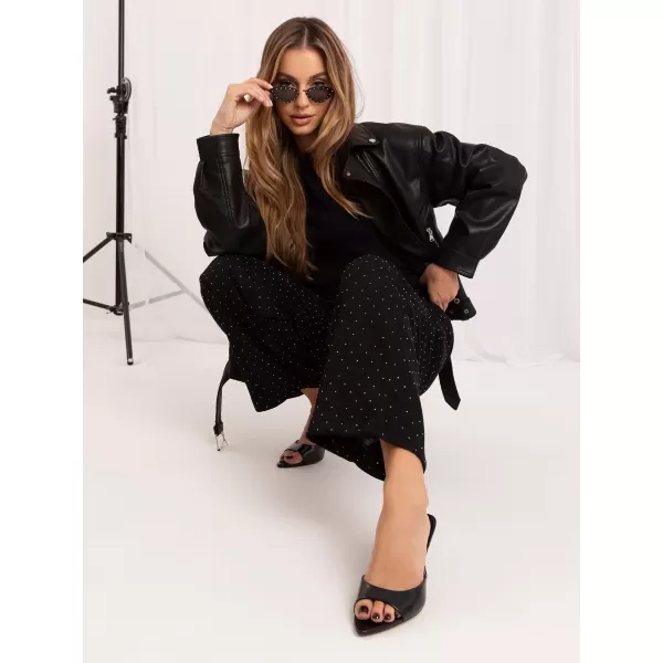  Dámské tepláky ITALY MODA IR-SP-YV5504.66 BLACK 