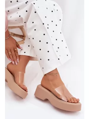Dámské pantofle BOTO 78-146 BEIGE