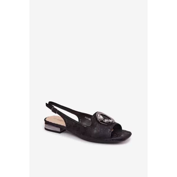  Dámské sandály S.BARSKI KV61-6024 BLACK 