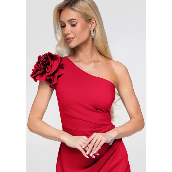  Dámské šaty LARICA LA-OM-DLR377 RED 