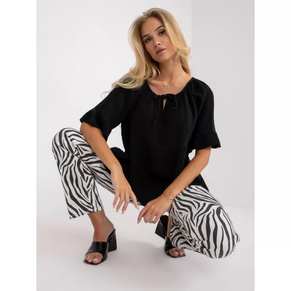  Dámská halenka OCH BELLA TW-BZ-BI-90013.27X NOIRE 