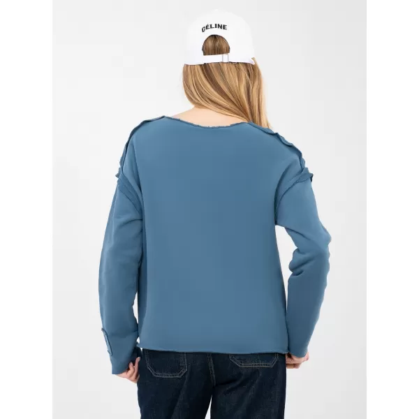  Dámská mikina FACTORY PRICE NS-BL-NS2553.16 DARK BLUE 