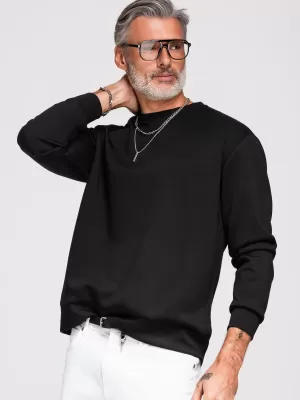 Pánská mikina OMBRE OM-SSNZ-0274 BLACK