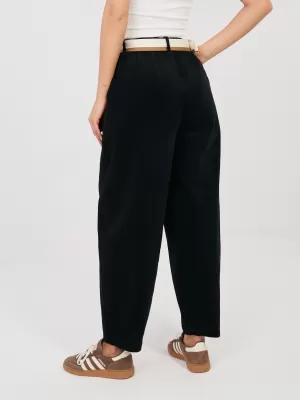 Dámské kalhoty RUE PARIS IT-SP-FL9665.14 BLACK