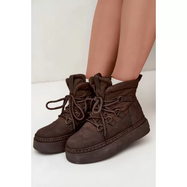  Dámské boty BIG STAR SHOES UU274191 BROWN/BEIGE 