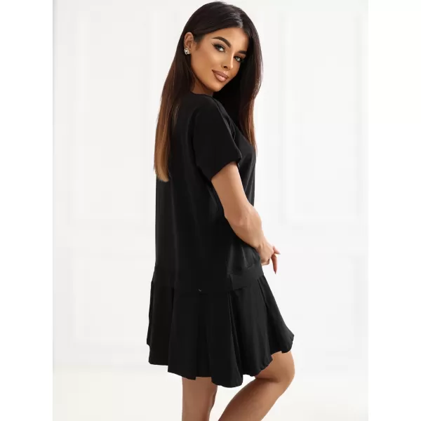  Dámské šaty RUE PARIS RV-SK-A1229.10P BLACK 