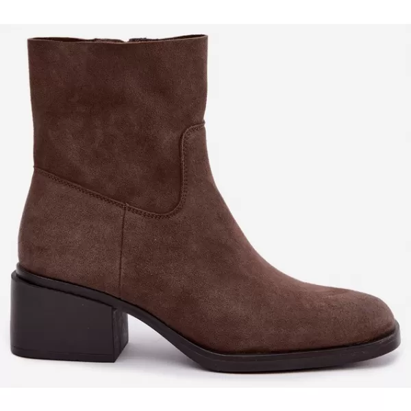  Dámské kotníkové boty BOTO 9624 BROWN 
