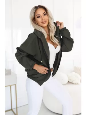 Dámská mikina NUMOCO 691-4 KHAKI