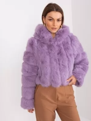 Dámská bunda WOOL FASHION ITALIA AT-KR-2378.96P BRIGHT PURPLE