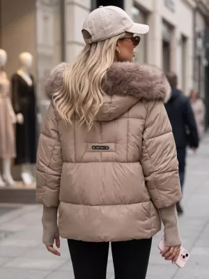 Dámská bunda DSTREET BÉŽOVÁ