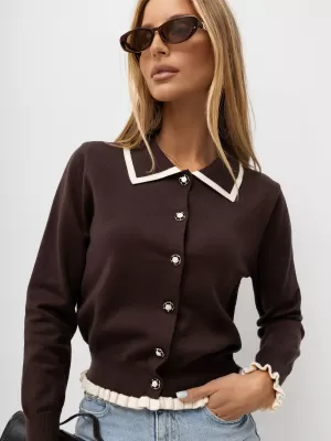Dámský svetr ITALY MODA IR-SW-QF9581.13 BROWN