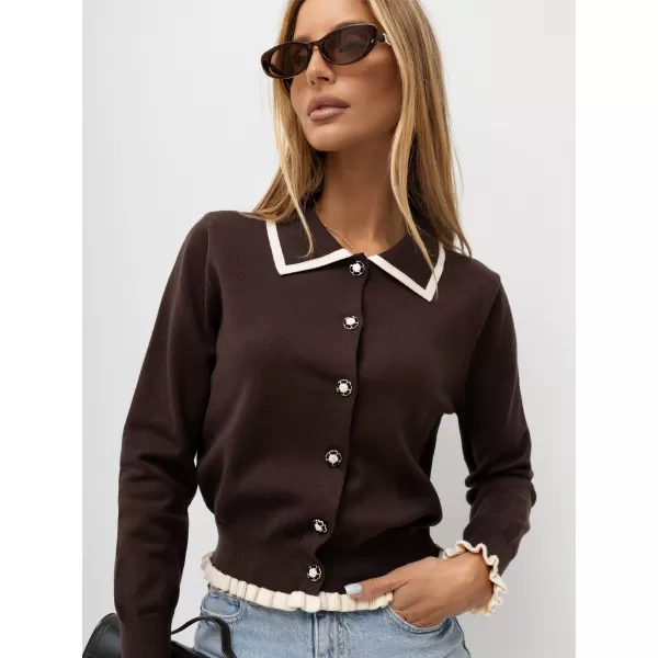  Dámský svetr ITALY MODA IR-SW-QF9581.13 BROWN 
